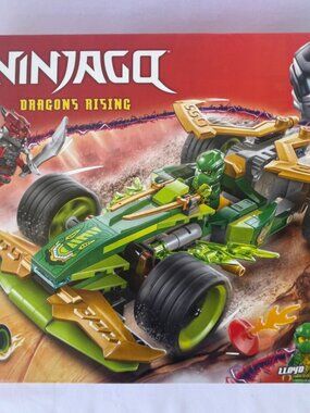 LEGO Ninjago Dragons Rising: Lloyd's Pull-Back Race Car (71828), 181 Pieces